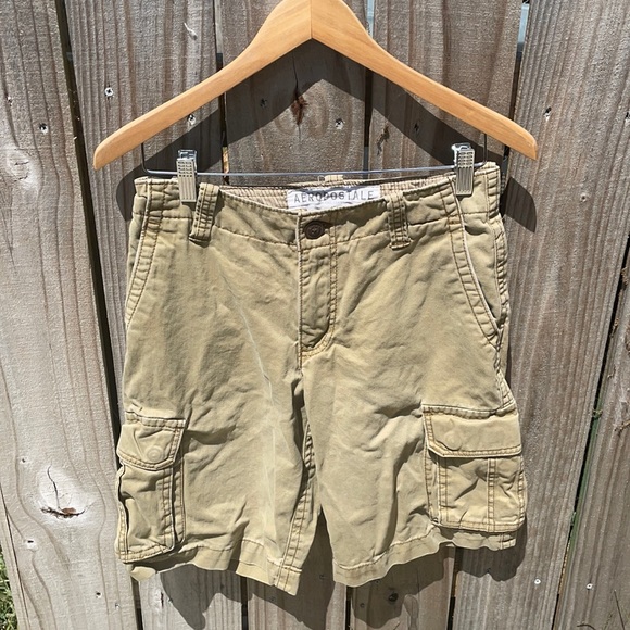 Aeropostale Other - Aeropostale Cargo Shorts Khaki Tan Sz 28